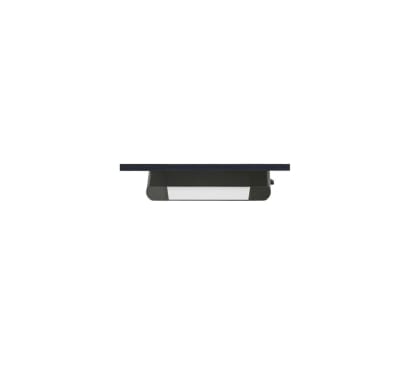 Foco Riel Monofásico Negro 20W 4000K Luz Neutra 220V Empavonado Móvil