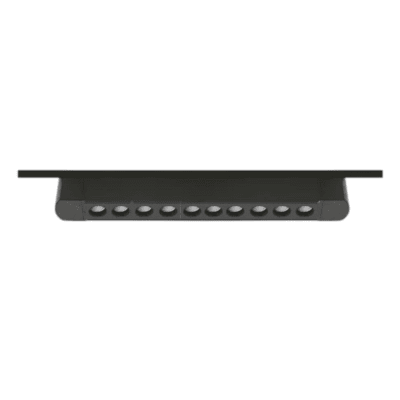 Foco Riel Monofásico Negro 30W 4000K Luz Neutra 220V 24° Móvil