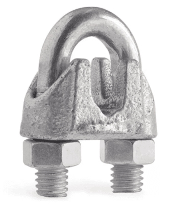 Abrazadera Candado para Cable Piola Acero 3mm