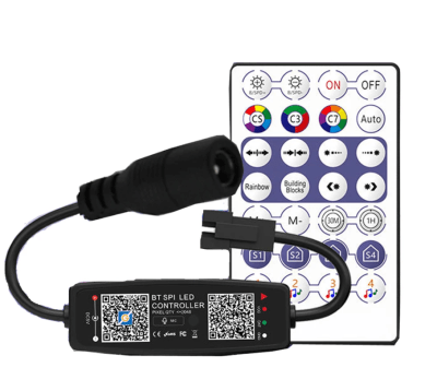 Control Remoto RF/Bluetooth para Cinta Digital RGB Sensor Musical 28Key (ae)