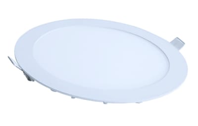 Panel Led 18W Redondo Embutido 5500K Luz Fría 225/205mm