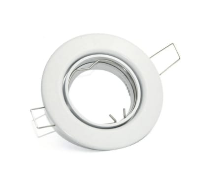 Base GU10 Basculante Blanco Metal 97/28mm Corte 65mm (vm)