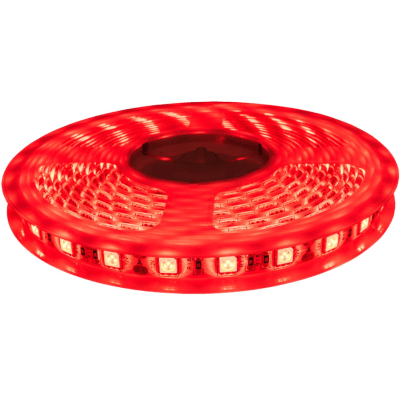 Cinta Led 12V 5050 14,4W/m IP20 60Led/m Rojo 5mt (X8481R)