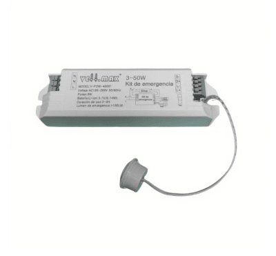 Kit de Emergencia 3-50W Batería Litio 3,7V 2200 mAh (uso con Driver)