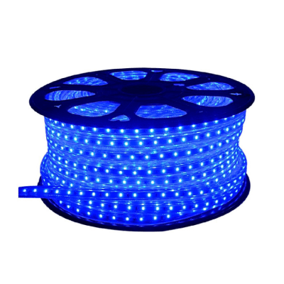 Cinta Led 220V Simple Azul 5050 14,4W/m 60Led/m IP68 100mt