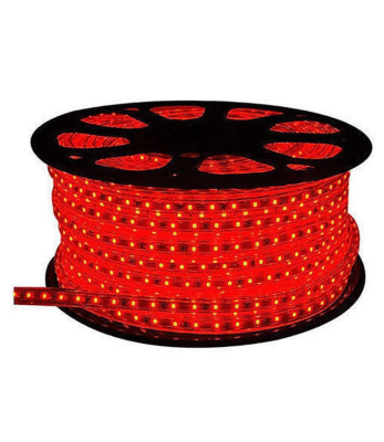 Cinta Led 220V Simple Rojo 5050 14,4W/m 60Led/m IP68 100mt