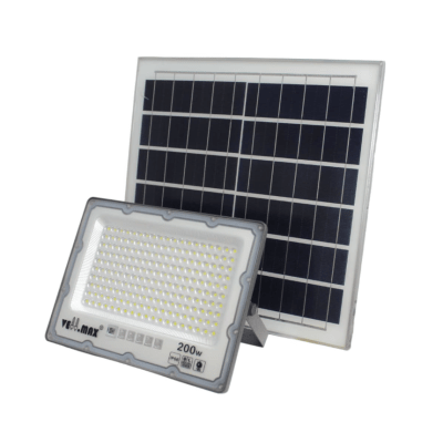 Proyector de Área Led 200W 6500 Luz Fría Panel Solar Independiente 3.2V 15Ah (vm)
