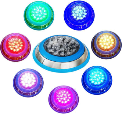 Foco Piscina 24V 18W RGB IP68 Acero Inoxidable