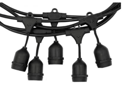 Guirnalda Vintage Terraza 10 metros 10 Soquetes IP65 (kn)