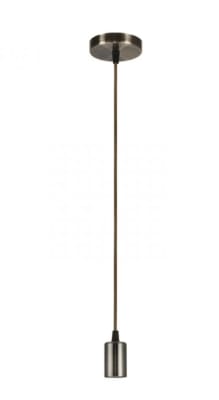 Soquete Vintage Cobre Pro E27 con cable 1mt