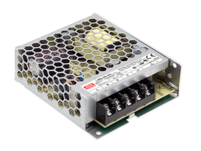 Fuente de Poder Mean Well 24V 2,2A 52,8W LRS-50-24 (99x82x30mm)