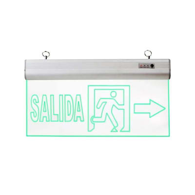 Señalética Transparente Flecha Derecha