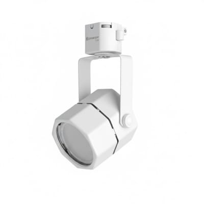 Foco Riel Monofásico para GU10 Blanco Hexagonal Naira (kn)