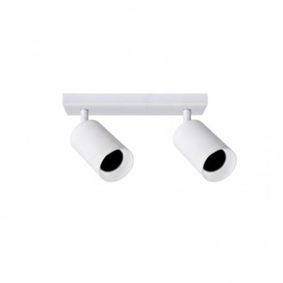 Apliqué Porta Ampolleta GU10 de 2 Focos Blanco