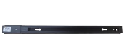 Riel Energizado Monofasico 220V 50cm Negro