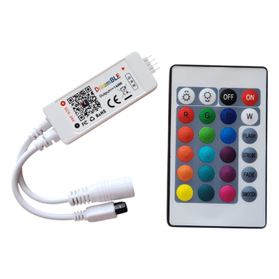 Control Remoto RF Cinta Led 20K 5-24V RGB Mini Plug