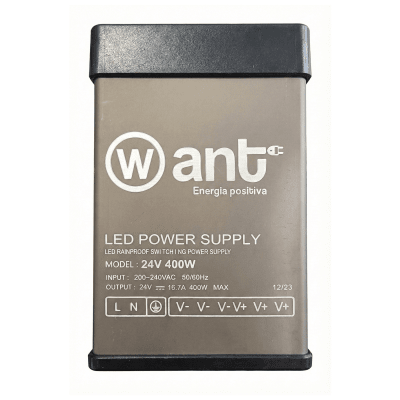Fuente de Poder 24V 16.7A 400W IP44 (lluvia)