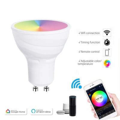 Dicróico GU10 Smart Bright 5W RGB 2700K-6500K WiFi Dimeable