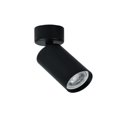Apliqué Porta GU10 Simple Sobrepuesto Led Modelo Altair I Negro