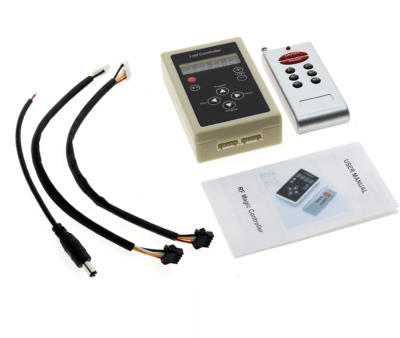 Control Remoto RF Cinta Led Digital 12V 133 secuencias