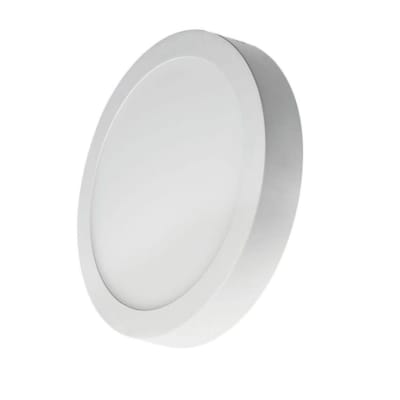Panel 12W Redondo Sobrepuesto 16cm 3000K Luz Cálida