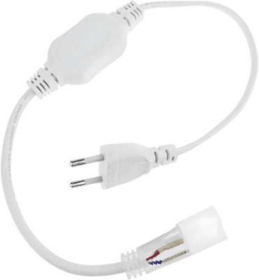 Adaptador para Cinta 220V Neón o Delgada 2Pin 6mm