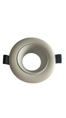 Base Foco Spot Eco Blanco Embutido Redondo 90x75x30mm (zh)