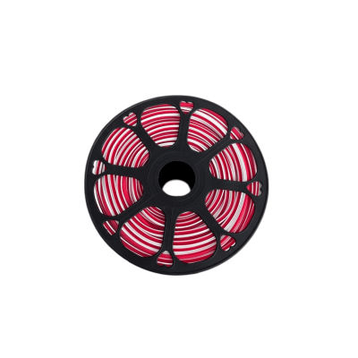 Funda Silicona Neón 2da Generación 6mm 5mt Rojo