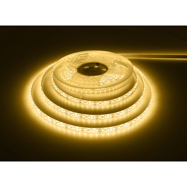 Cinta Led 12V 2835 8W/m IP20 120Led/m 3000K Luz Cálida 5mt SEC2
