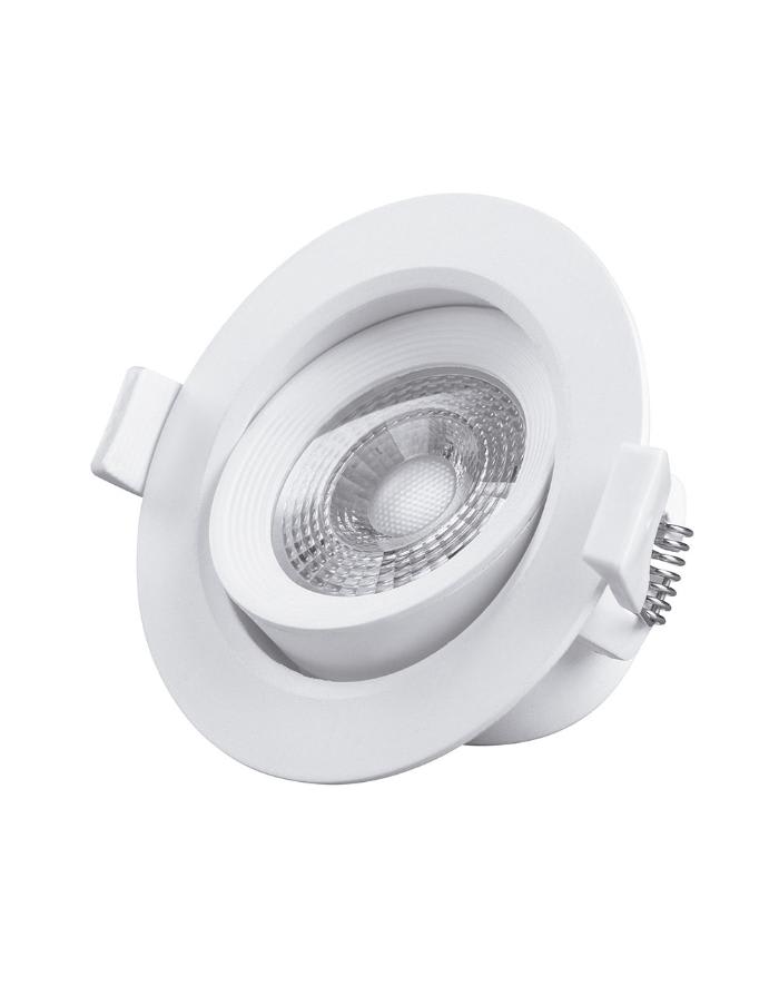 Foco Spot Led Redondo Embutido 6.5W 3000K Luz Cálida1