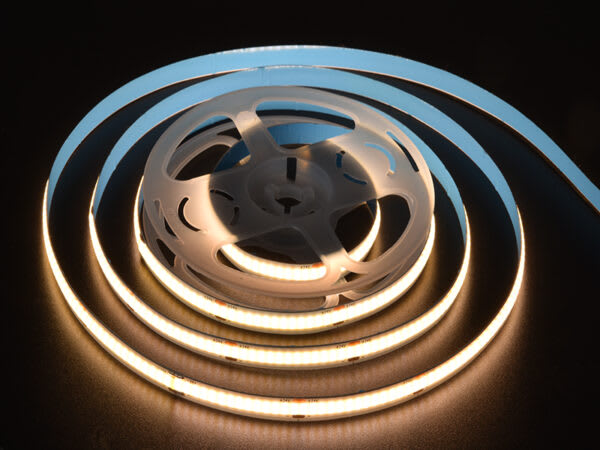 Cinta Led COB 12V 8W/m IP20 320Led/m 4000K Luz Neutra 5mt SEC2