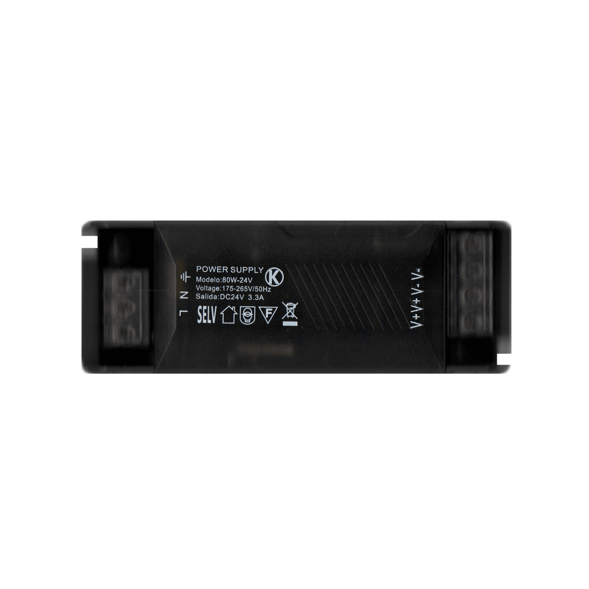 Fuente de Poder 24V 3,3A 80W HQ Compacta (138x51x27mm)(kn)1