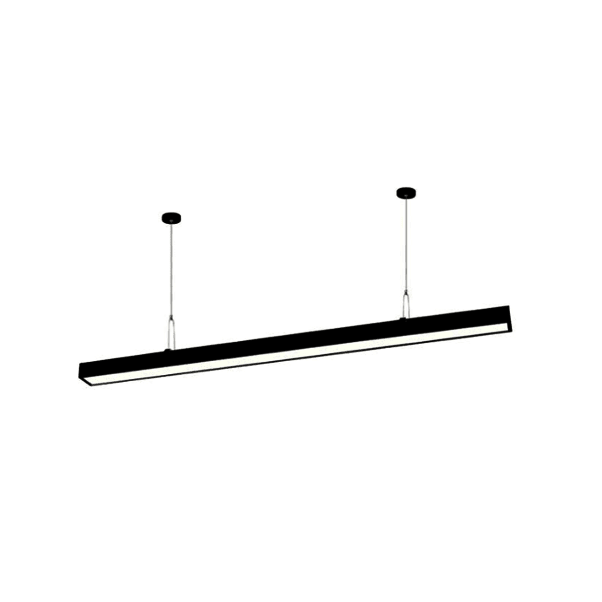 Lineal Negro 24W 5700K Luz Fria Económico (wt)1