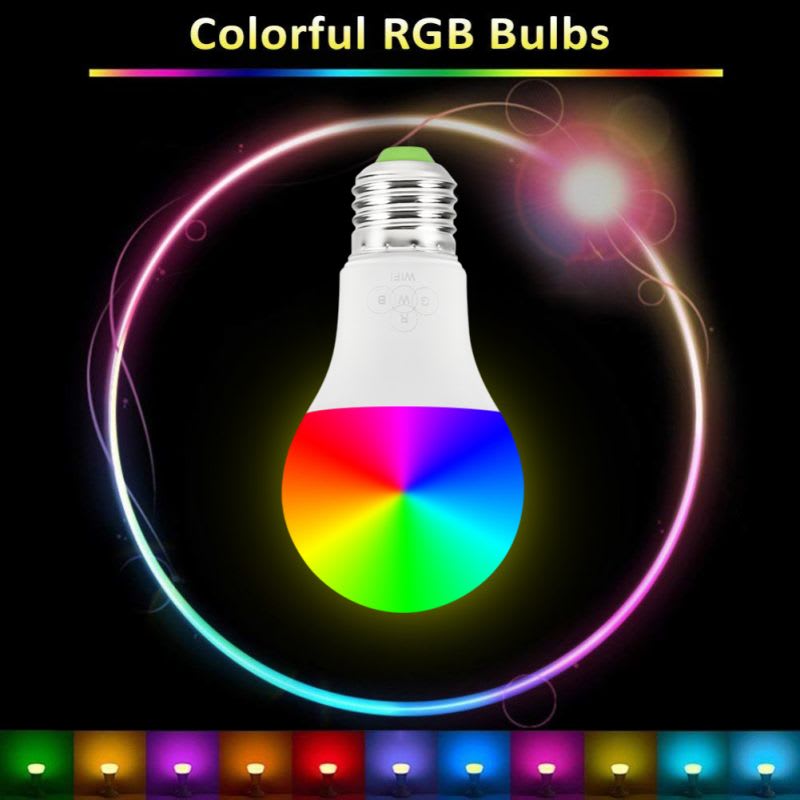 Ampolleta Smart Bright 10W RGB 2700K a 6500K E27 A60 WiFi Dimeable10