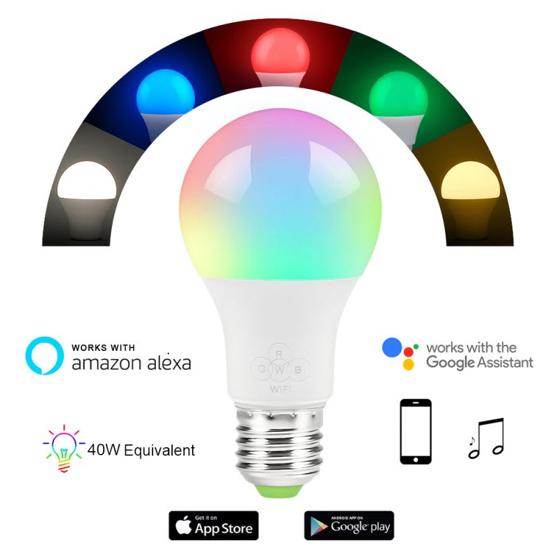 Ampolleta Smart Bright 10W RGB 2700K a 6500K E27 A60 WiFi Dimeable4