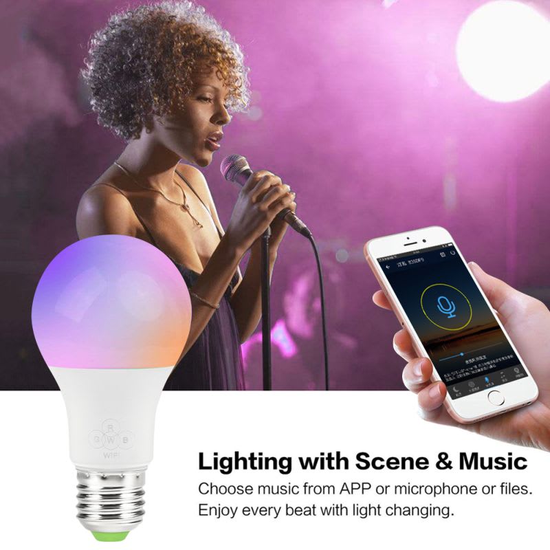 Ampolleta Smart Bright 10W RGB 2700K a 6500K E27 A60 WiFi Dimeable9