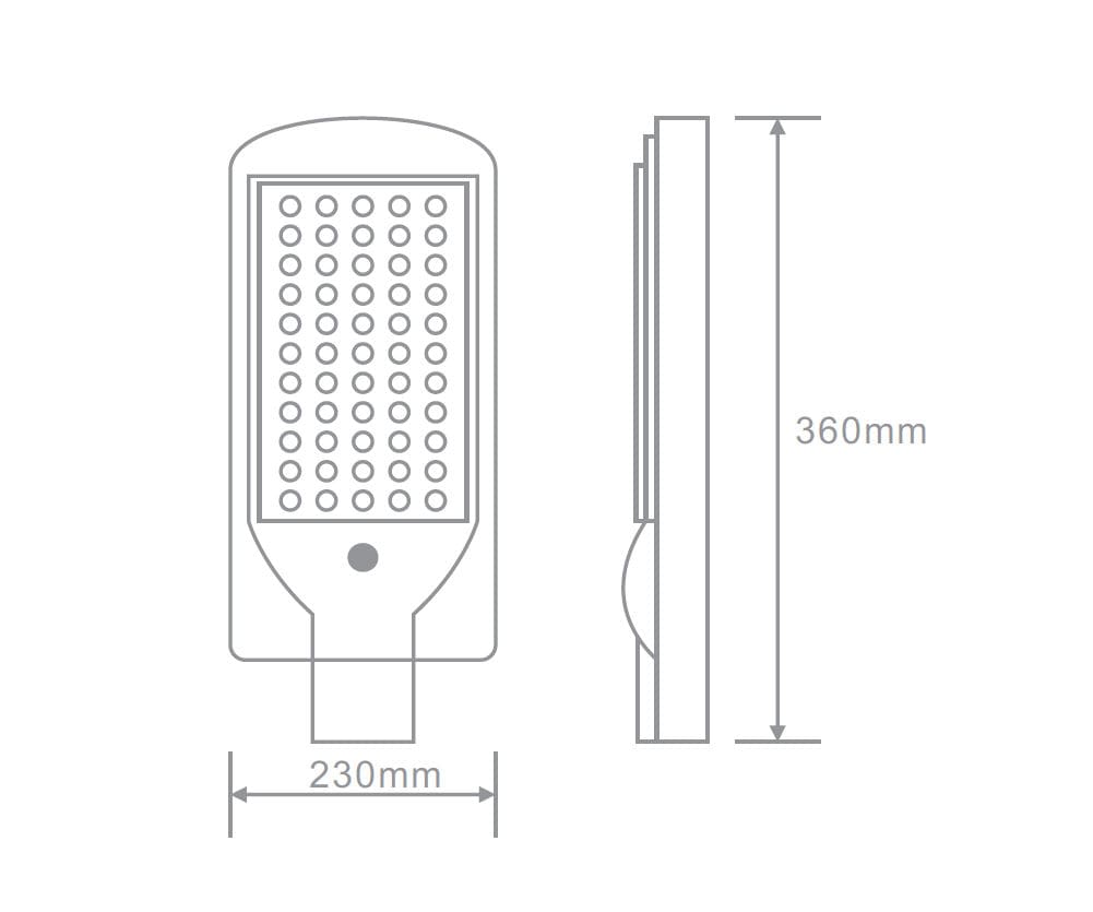 Luminaria Pública Solar 60W 6000K Sensor Mov. Premiun (V-SL-1460W)2
