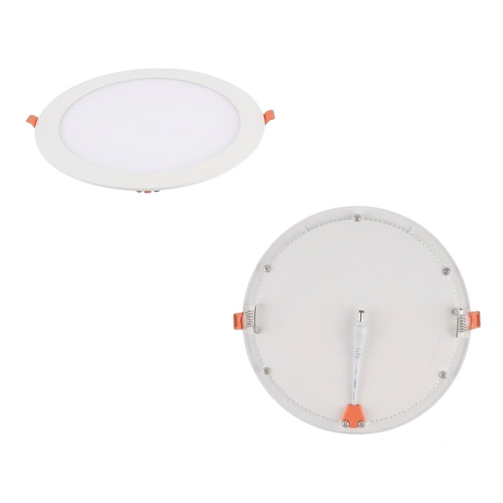Panel Led 3W Embutido Redondo 220V 3000K Luz Cálida (kn)2