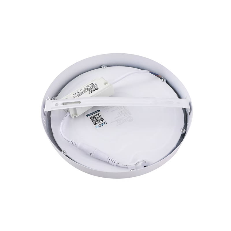 Panel Led Eco Sobrepuesto Redondo SEC 12W 3000K Luz Cálida2