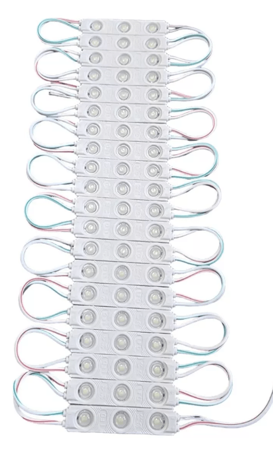 Tira de 20 Módulos Led 12V 1,2W 6500K Luz Fría (wt)1