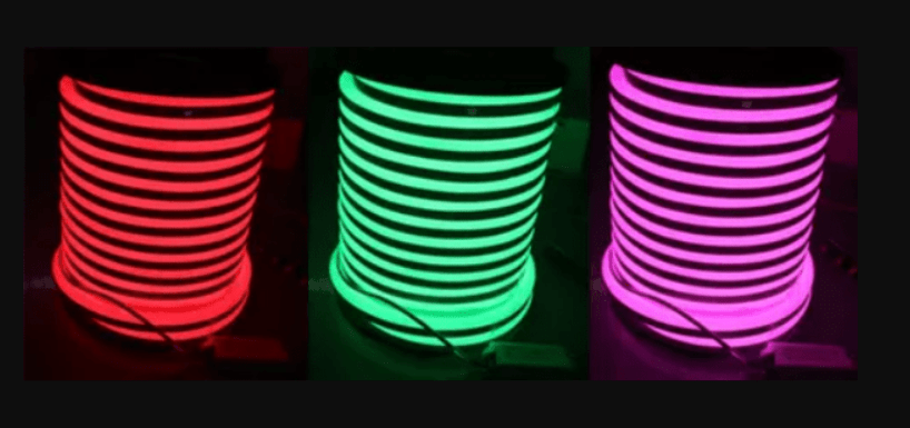 Cinta Led 220V Neón 2835 6w/m IP68 72Led/m 100mt RGB (zh)3