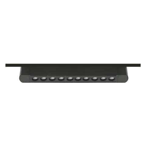 Foco Riel Monofásico Negro 20W 4000K Luz Neutra 220V 24° Móvil1