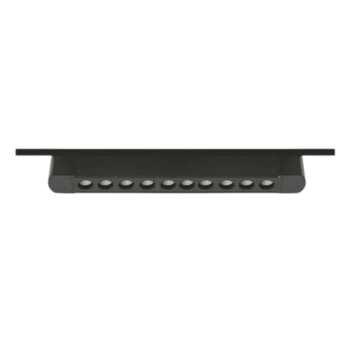 Foco Riel Monofásico Negro 30W 4000K Luz Neutra 220V 24° Móvil1