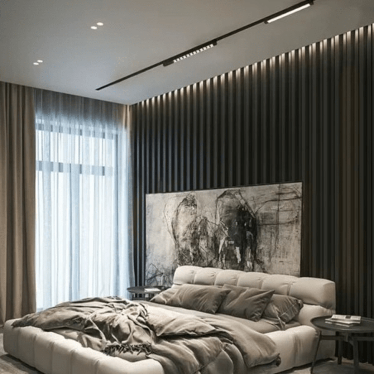 Foco Riel Monofásico Negro 30W 4000K Luz Neutra 220V 24° Móvil4