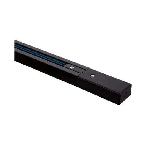 Riel Energizado Monofásico 220V 1 Metro Negro Profesional (kn)1