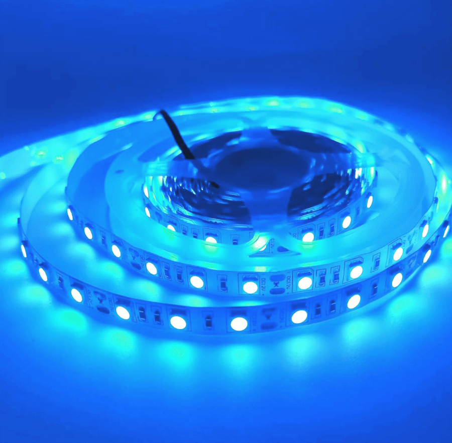 Cinta Led 12V 4040 7W/m IP20 60Led/m Celeste 5mt2