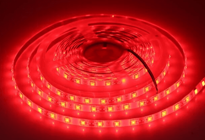 Cinta Led 12V 4040 7W/m IP20 60Led/m Rojo 5mt4