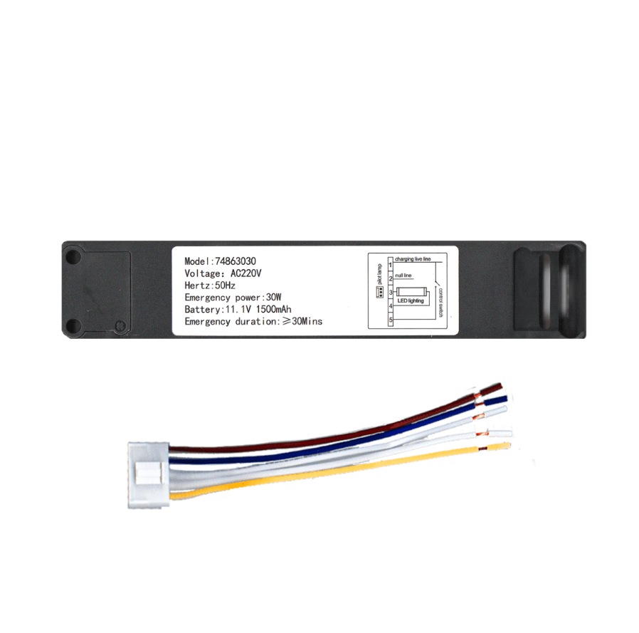 Kit de Emergencia Led 30W máx. 90 Carga 24hr (c/conector)2
