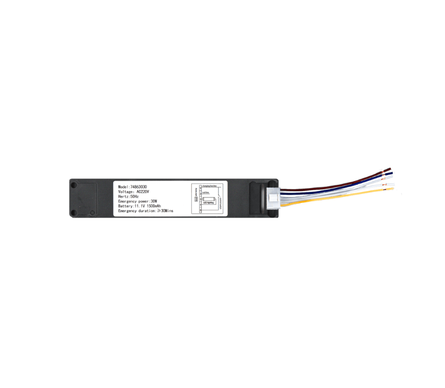 Kit de Emergencia Led 30W máx. 90 Carga 24hr (c/conector)1