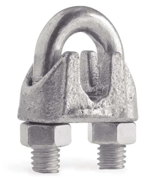Abrazadera Candado para Cable Piola Acero 3mm1